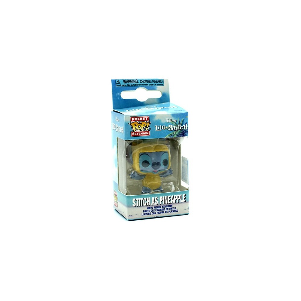FUNKO LILO AND STITCH POCKET POP! STITCH as PINEAPPLE KEYCHAIN