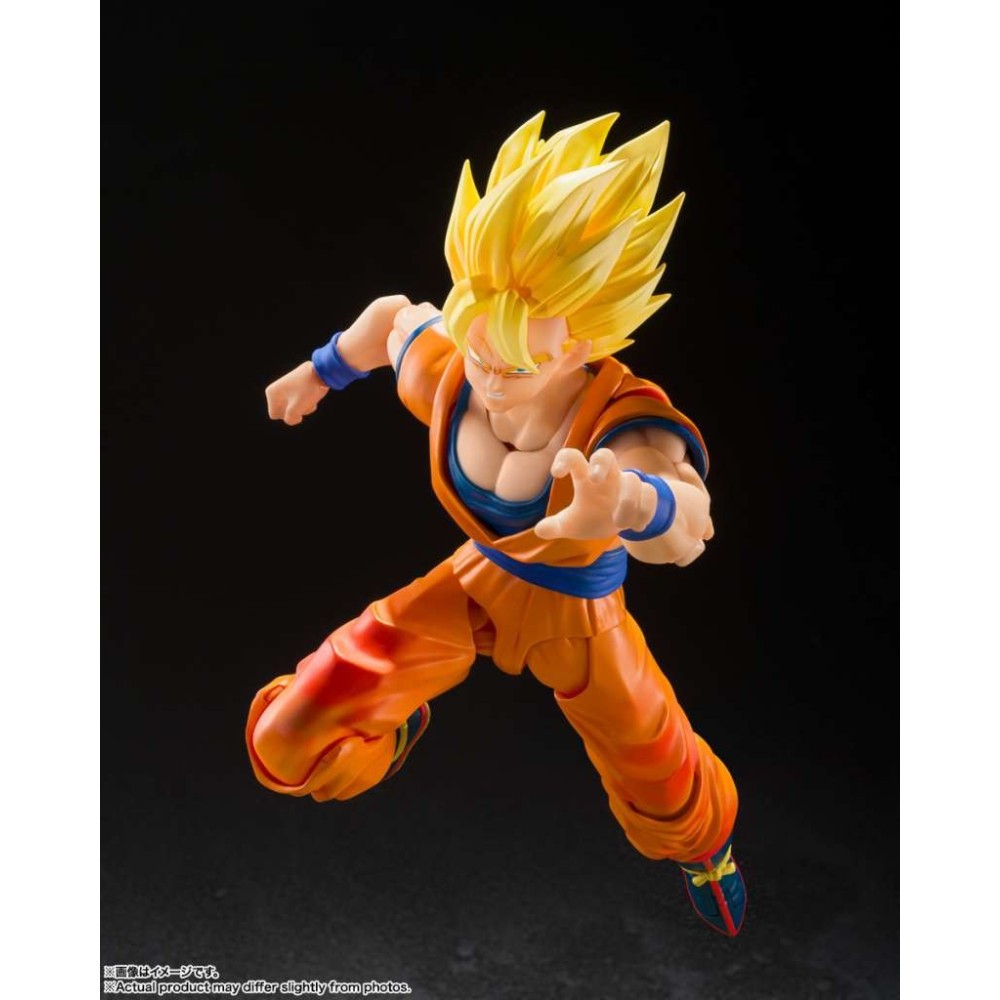 DRAGON BALL Z SUPER SAIYAN SON GOKU THE GAMES BEGIN S.H. FIGUARTS ACTION FIGURE BANDAI