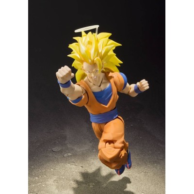 BANDAI DRAGON BALL Z SUPER SAIYAN 3 SON GOKU REISSUE S.H. FIGUARTS PVC ACTION FIGURE