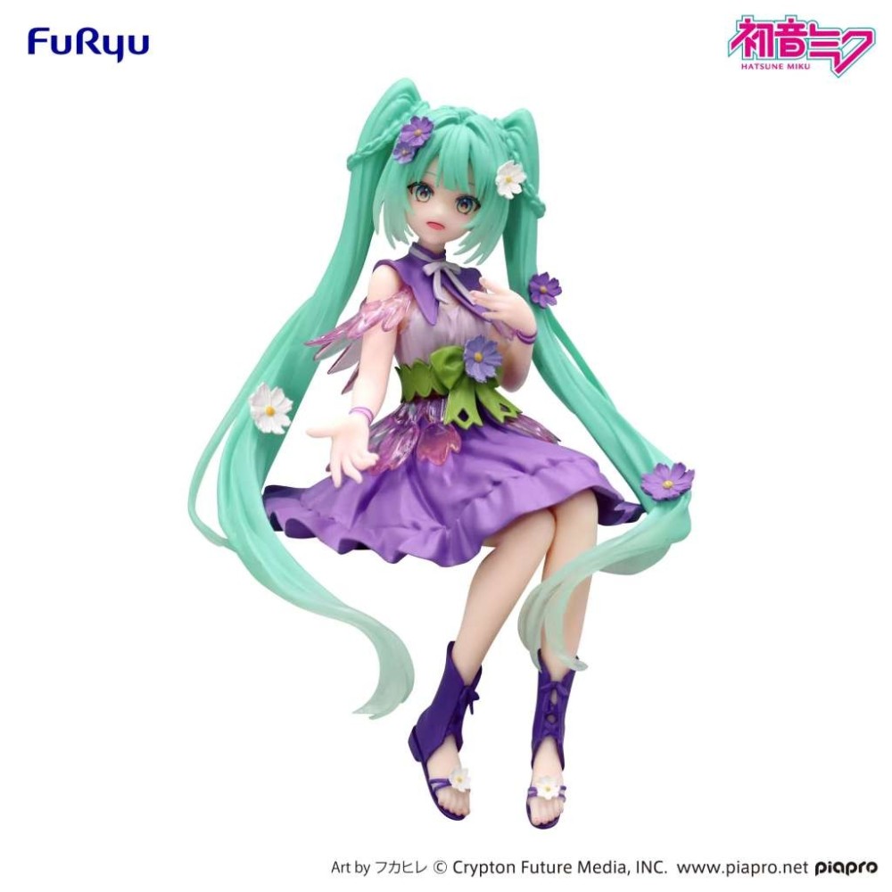 FURYU HATSUNE MIKU FLOWER FAIRY COSMOS NOODLE STOPPER PVC FIGURE STATUE