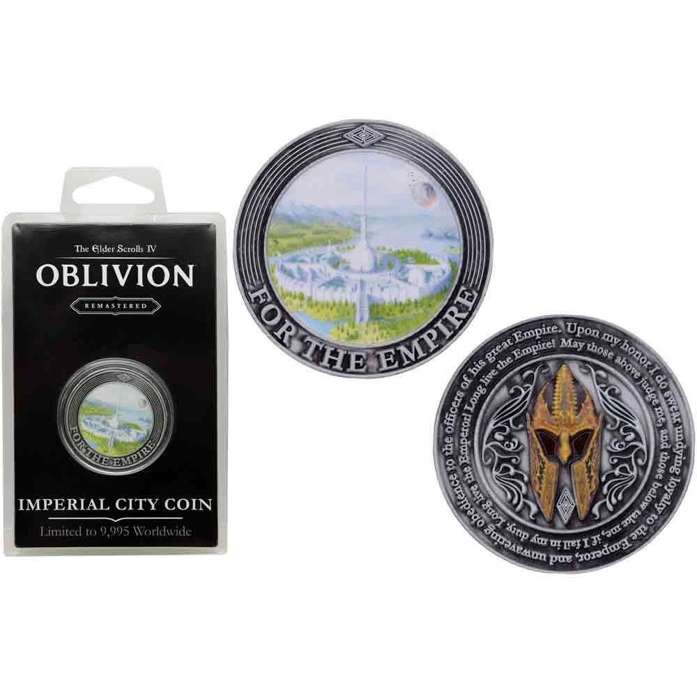 THE ELDER SCROLLS IV OBLIVION IMPERIAL CITY COIN MONETA DA COLLEZIONE FANATTIK