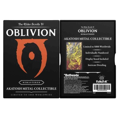 THE ELDER SCROLLS IV OBLIVION AKATOSH METAL COLLECTIBLE FANATTIK