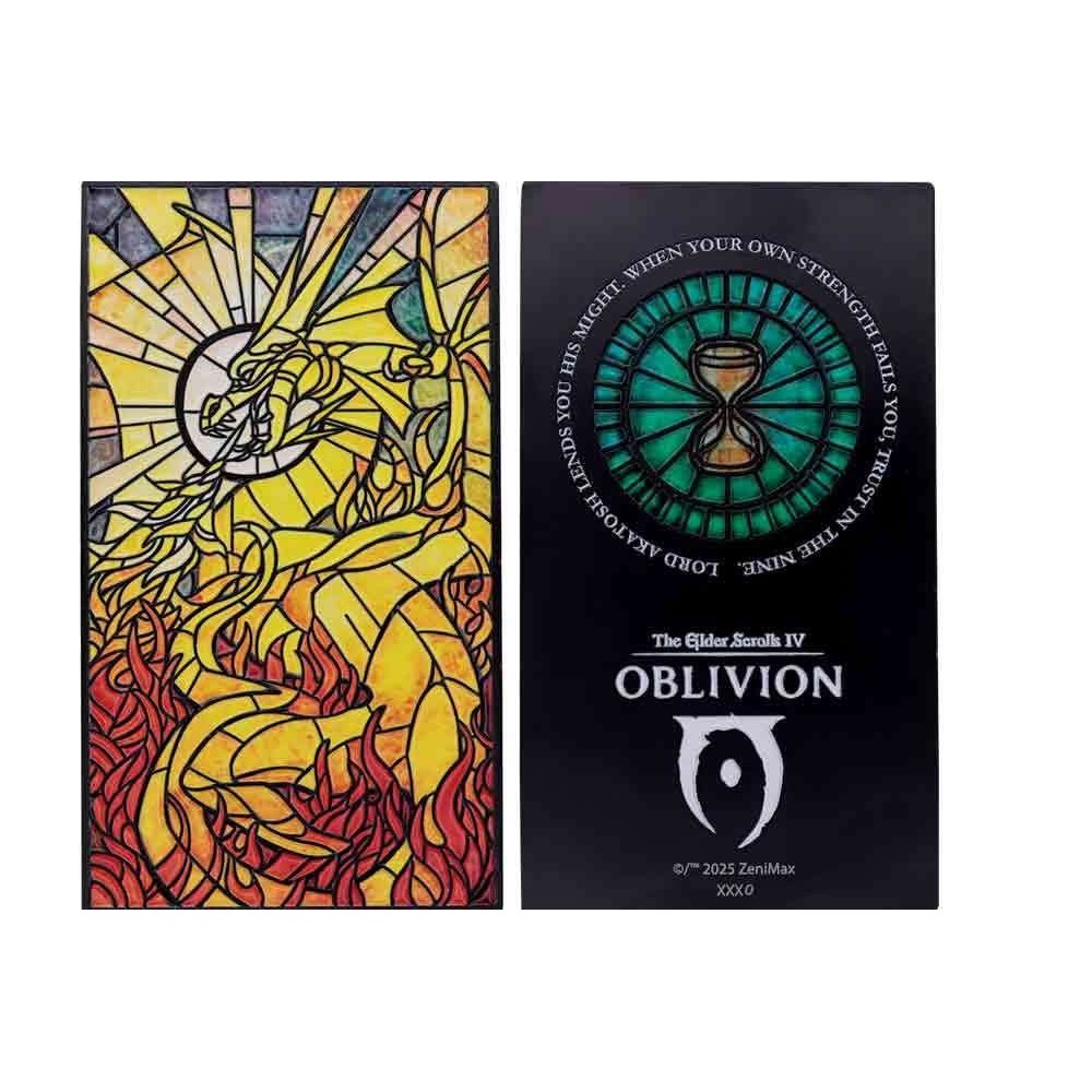 FANATTIK THE ELDER SCROLLS IV OBLIVION AKATOSH METAL COLLECTIBLE INGOT