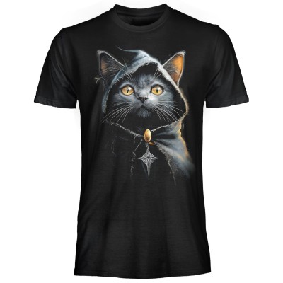 MAGLIA T SHIRT DARK EMBER GATTO STREGONE