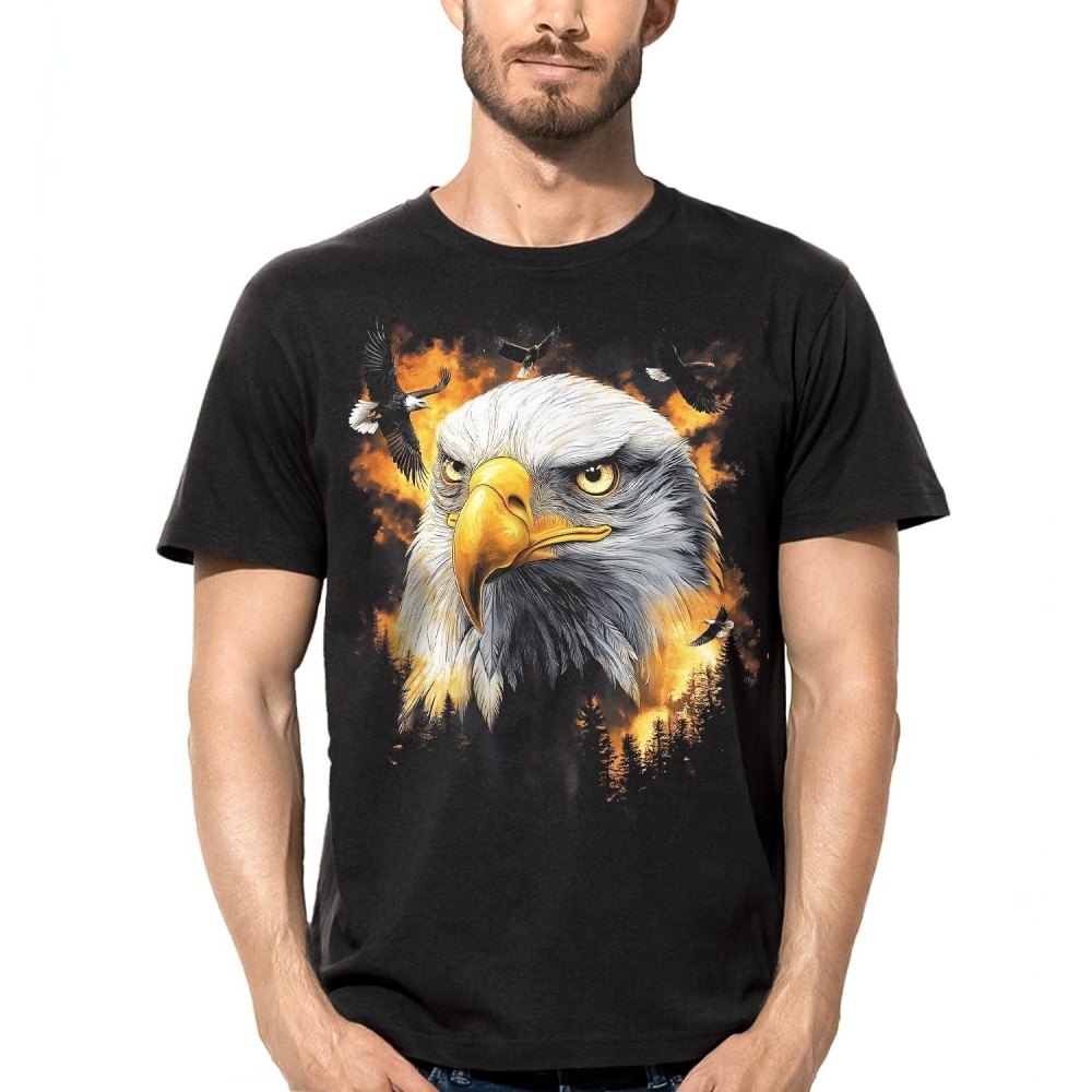 MAGLIA T SHIRT DARK EMBER AQUILA TESTA