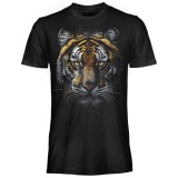 T SHIRT DARK EMBER TIGER HEAD