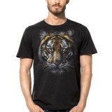 T SHIRT DARK EMBER TIGER HEAD