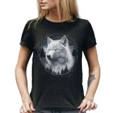 MAGLIA T SHIRT DONNA DARK EMBER LUPO