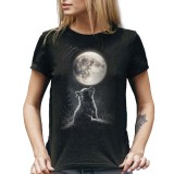 T SHIRT LADY DARK EMBER LITTLE HOWLING WOLF