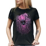 T SHIRT LADY DARK EMBER SPIDER