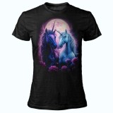 T SHIRT LADY DARK EMBER UNICORNS