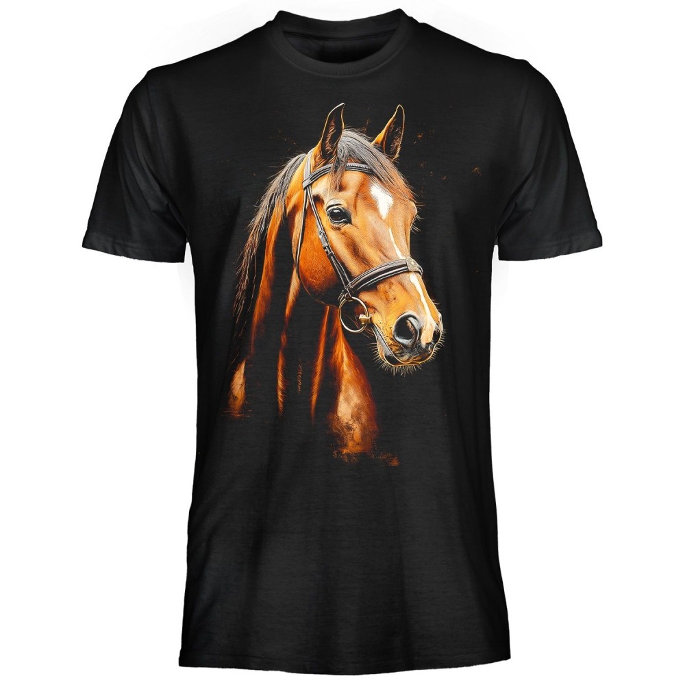 MAGLIA T SHIRT DARK EMBER CAVALLO