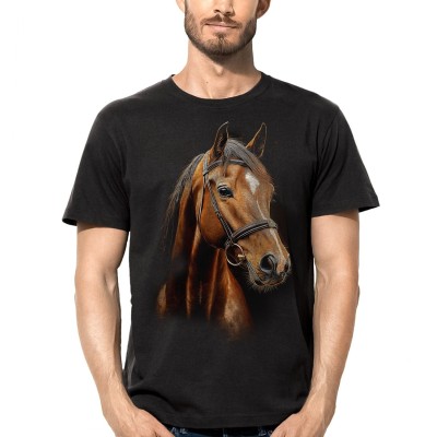 MAGLIA T SHIRT DARK EMBER CAVALLO