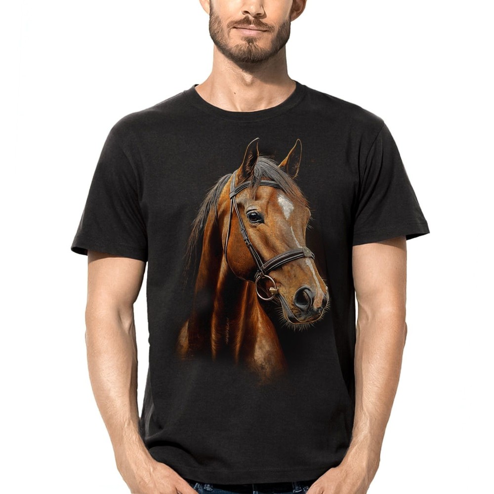 MAGLIA T SHIRT DARK EMBER CAVALLO