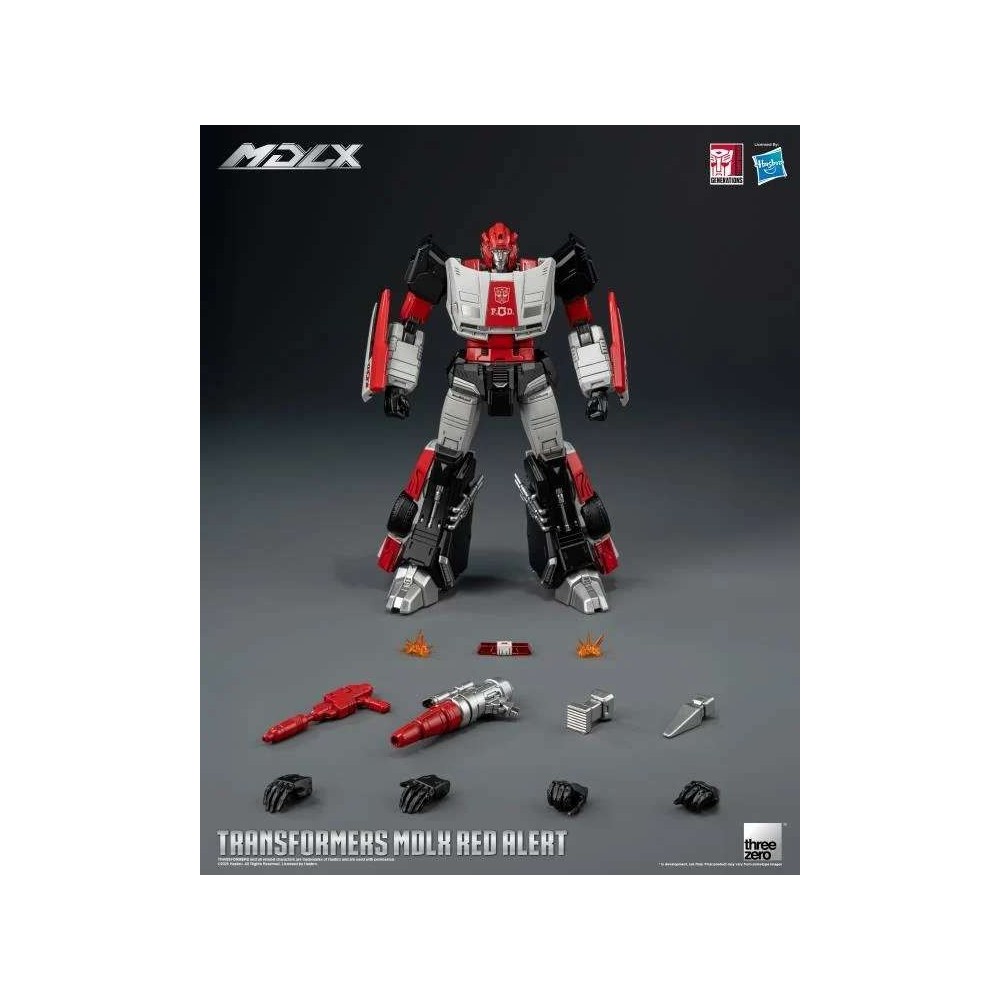 TRANSFORMERS MDLX RED ALERT ACTION FIGURE THREEZERO