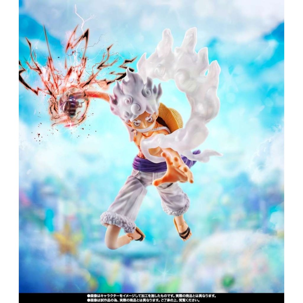 BANDAI ONE PIECE MONKEY D. LUFFY GEAR 5 FUTURE ISLAND EGGHEAD S.H. FIGUARTS VER. PVC ACTION FIGURE