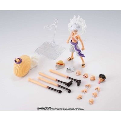 BANDAI ONE PIECE MONKEY D. LUFFY GEAR 5 FUTURE ISLAND EGGHEAD S.H. FIGUARTS VER. PVC ACTION FIGURE