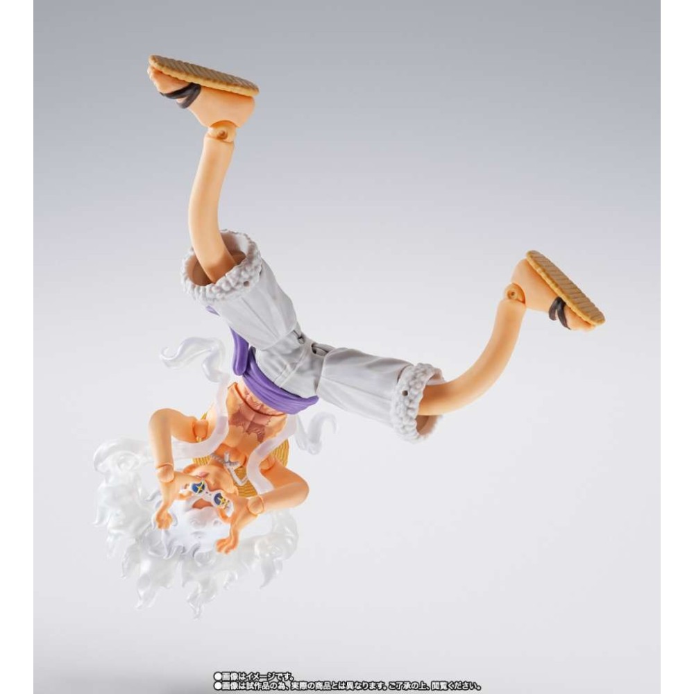 BANDAI ONE PIECE MONKEY D. LUFFY GEAR 5 FUTURE ISLAND EGGHEAD S.H. FIGUARTS VER. PVC ACTION FIGURE