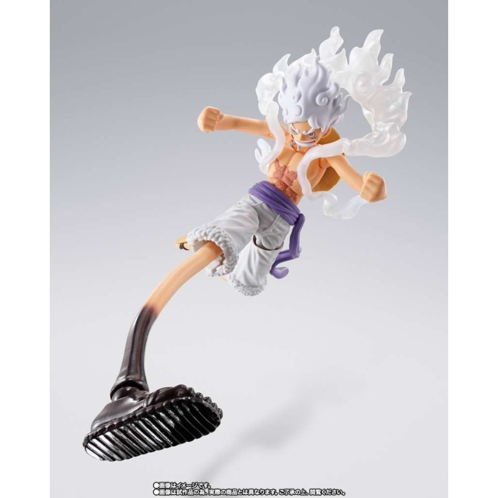 BANDAI ONE PIECE MONKEY D. LUFFY GEAR 5 FUTURE ISLAND EGGHEAD S.H. FIGUARTS VER. PVC ACTION FIGURE