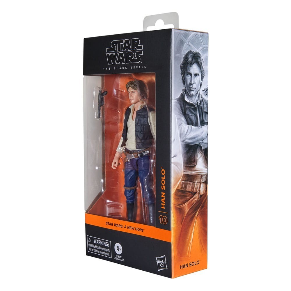 STAR WARS THE BLACK SERIES HAN SOLO ACTION FIGURE HASBRO