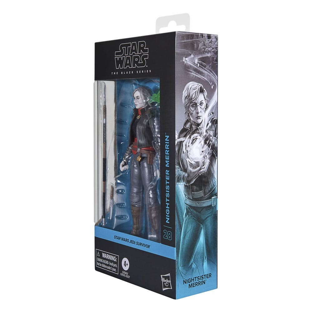 HASBRO STAR WARS THE BLACK SERIES JEDI SURVIVOR NIGHTSISTER MERRIN ACTION FIGURE