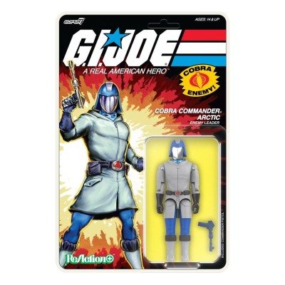 G.I. JOE REACTION+ COBRA COMMANDER ARTIC ACTION FIGURE SUPER7