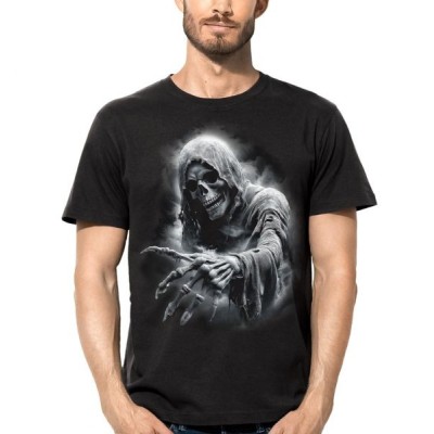 T SHIRT DARK EMBER SKELETON
