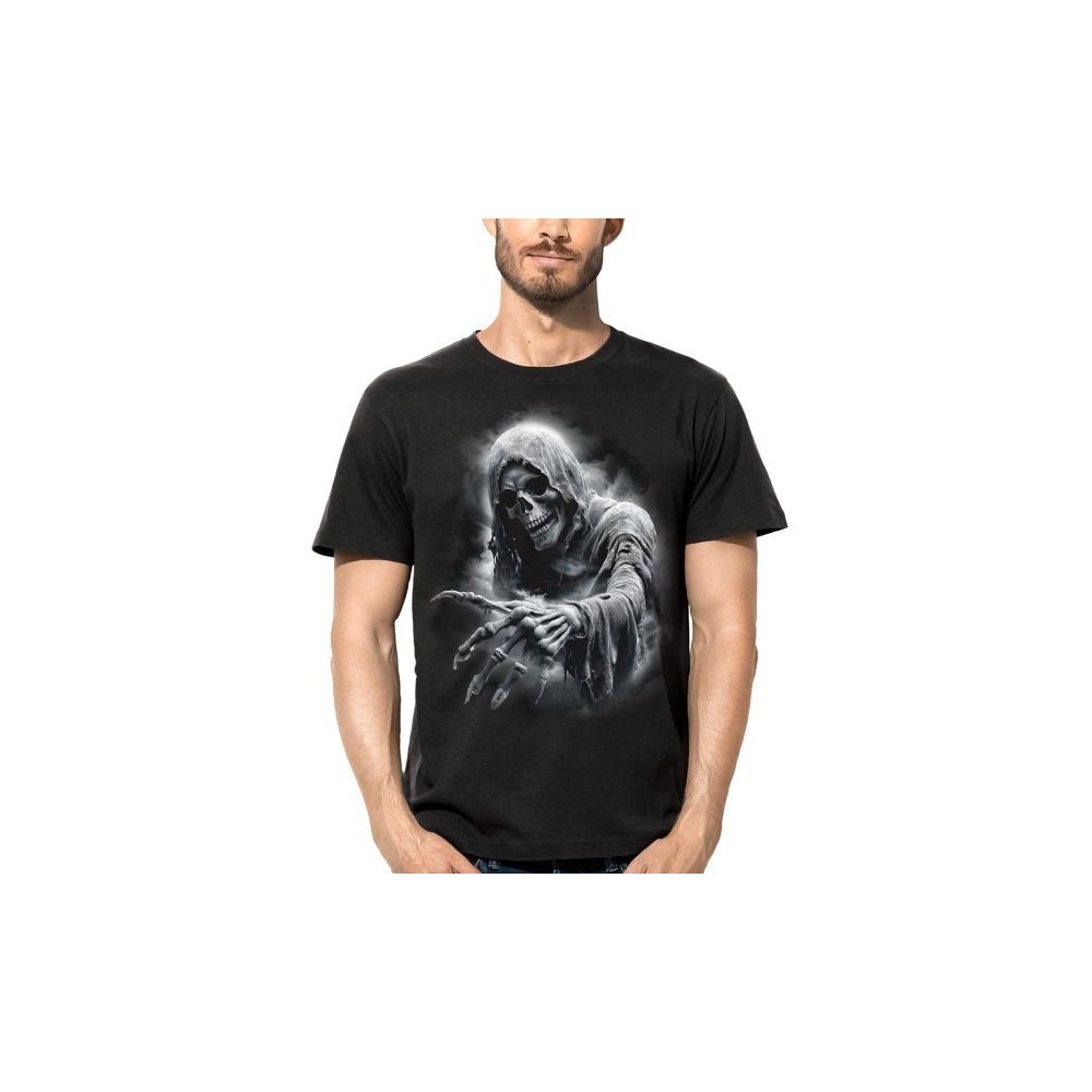 T SHIRT DARK EMBER SKELETON