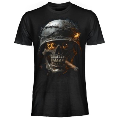 MAGLIA T SHIRT DARK EMBER TESCHIO SOLDATO