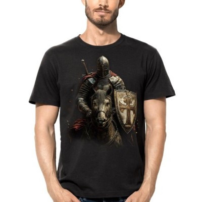 MAGLIA T SHIRT DARK EMBER CAVALIERE