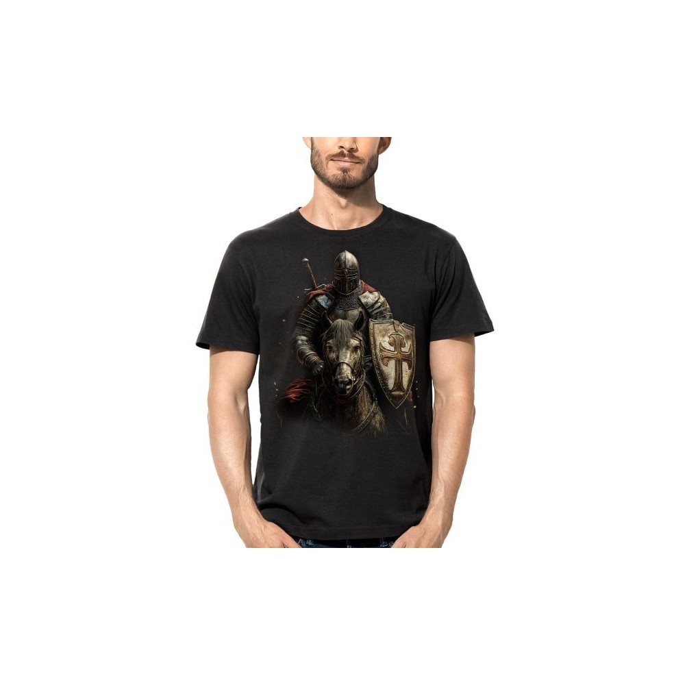 MAGLIA T SHIRT DARK EMBER CAVALIERE