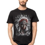 T SHIRT DARK EMBER FEMALE INDIAN CHIEF