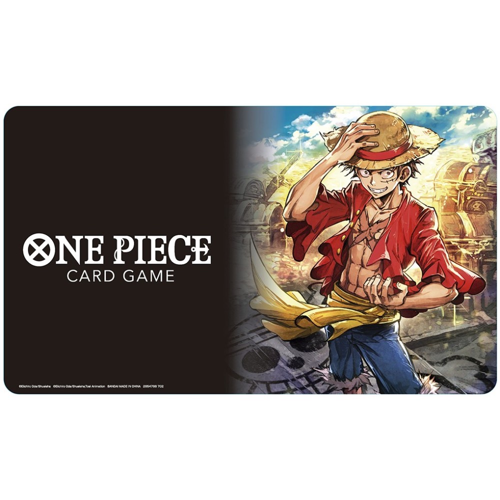 BANDAI ONE PIECE CARD GAME MONKEY D.LUFFY CARD CASE AND PLAYMAT