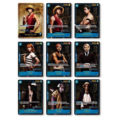BANDAI ONE PIECE PREMIUM CARD COLLECTION LIVE ACTION EDITION SET