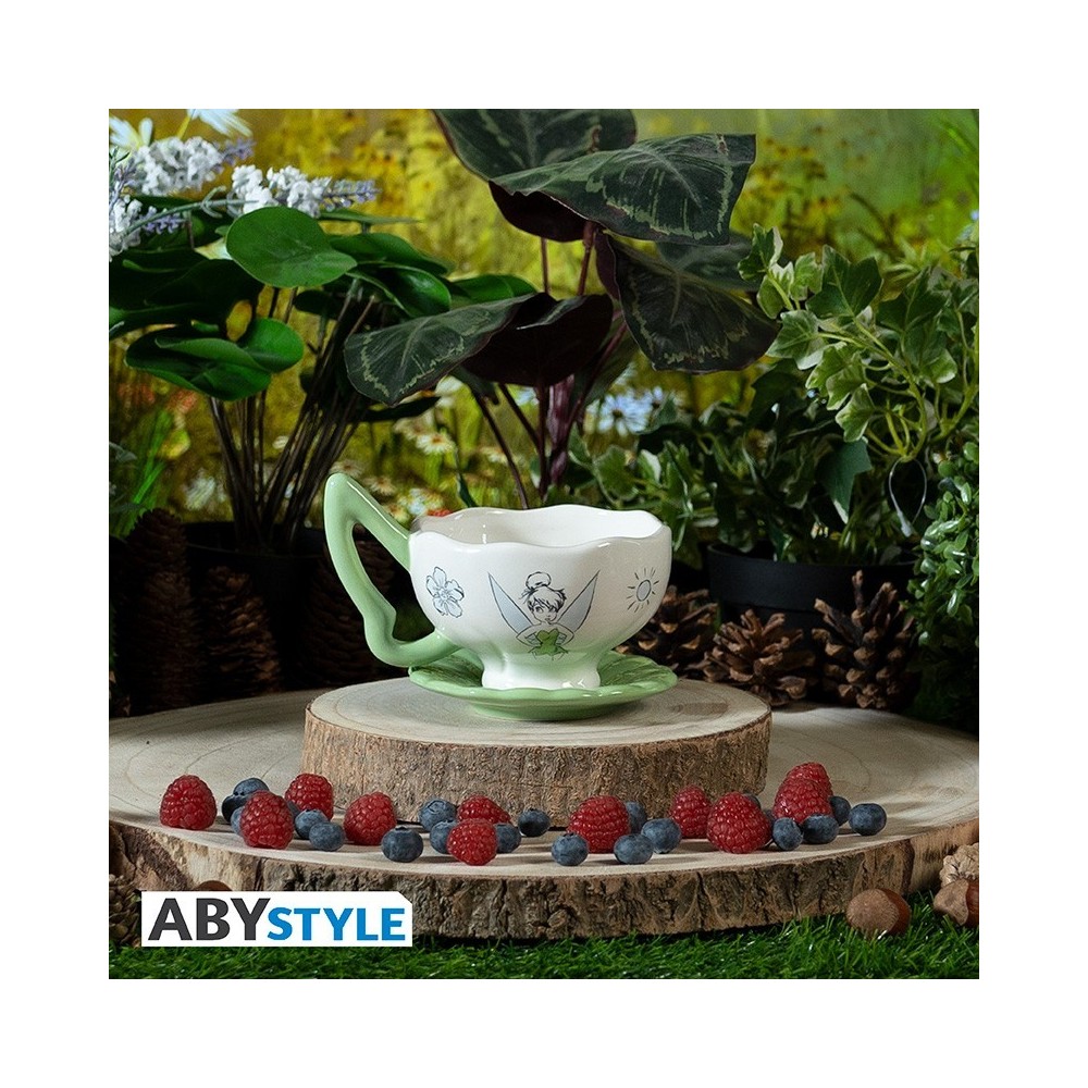 ABYSTYLE DISNEY PETER PAN TINKERBELL TEAPOT WITH CUPS SET