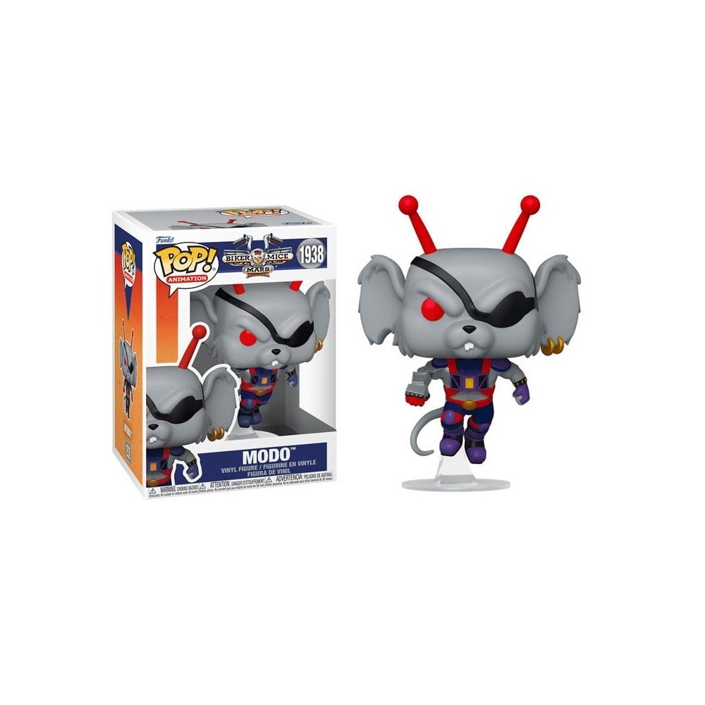 FUNKO POP! BIKER MICE FROM MARS MODO (PISTONE) BOBBLE HEAD FIGURE FUNKO