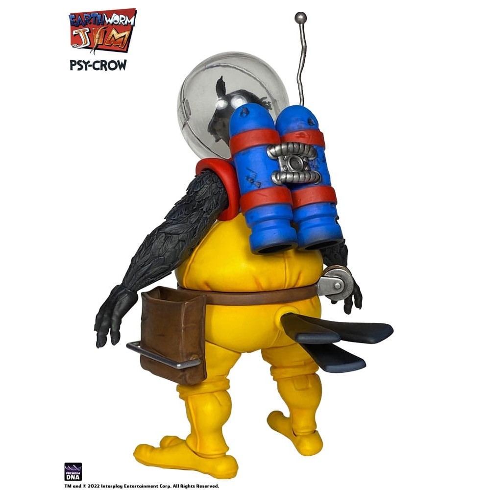 EARTHWORM JIM PSY-CROW WAVE 1 ACTION FIGURE PREMIUM DNA TOYS