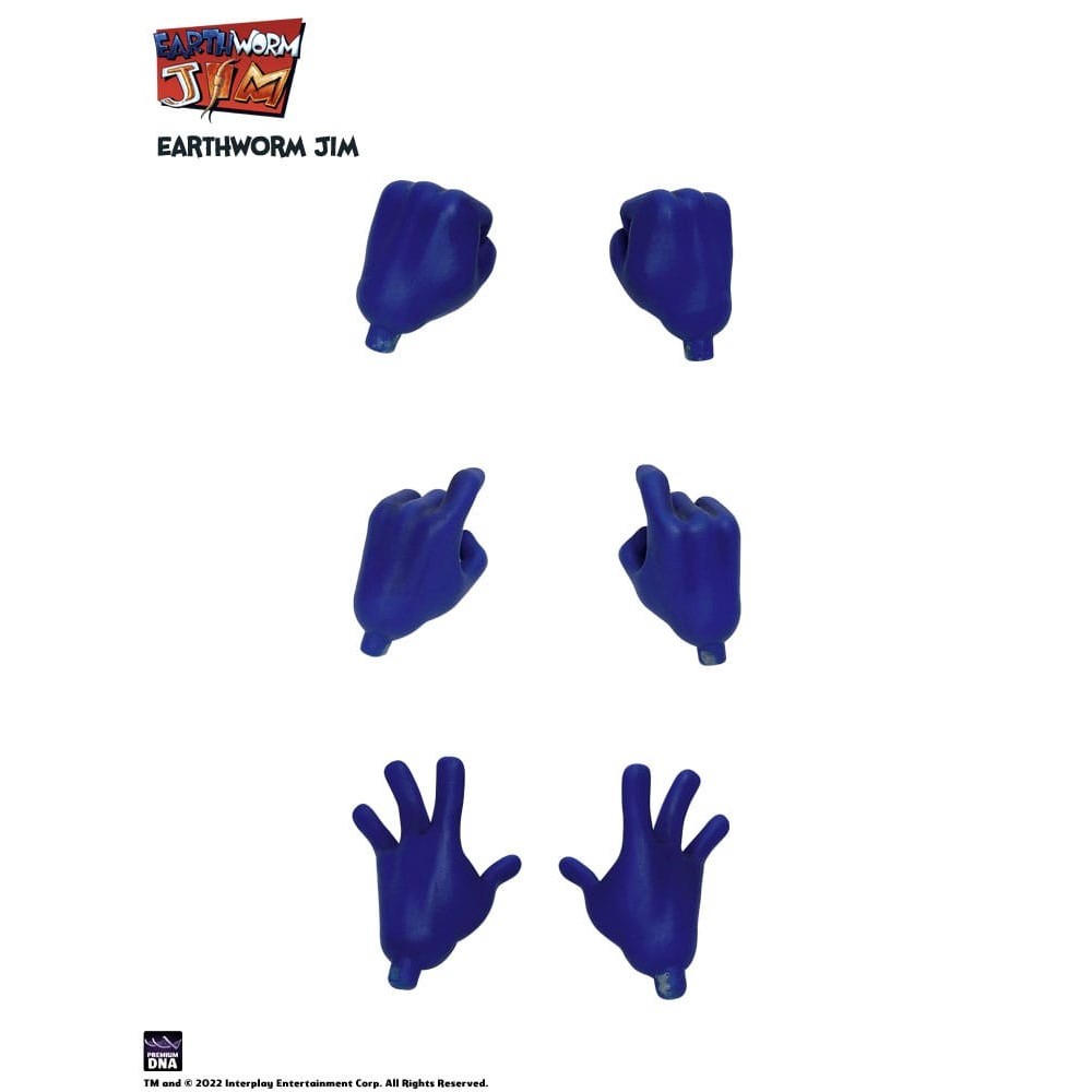 EARTHWORM JIM AND SNOT WAVE 1 ACTION FIGURE PREMIUM DNA TOYS