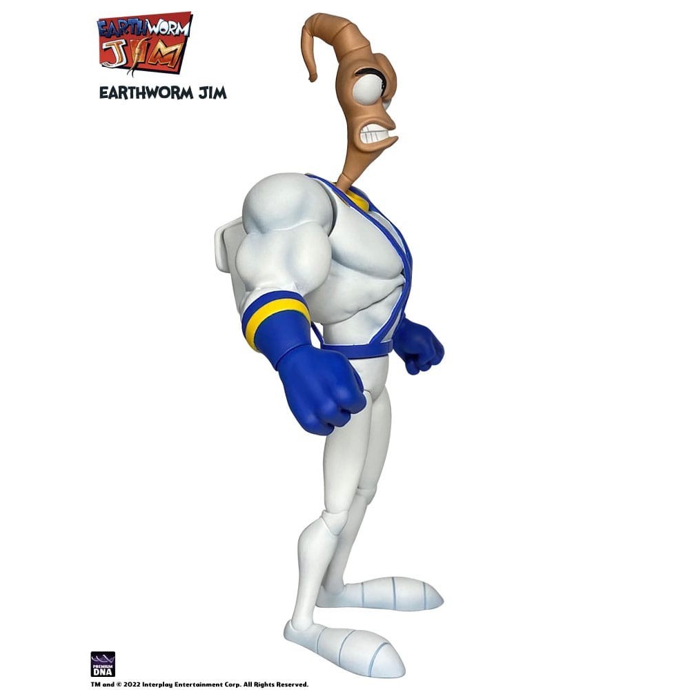 EARTHWORM JIM AND SNOT WAVE 1 ACTION FIGURE PREMIUM DNA TOYS
