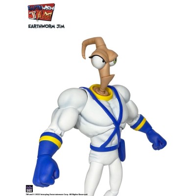 EARTHWORM JIM AND SNOT WAVE 1 ACTION FIGURE PREMIUM DNA TOYS
