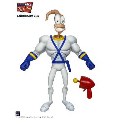 EARTHWORM JIM AND SNOT WAVE 1 ACTION FIGURE PREMIUM DNA TOYS