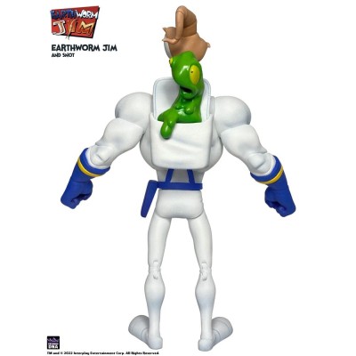 EARTHWORM JIM AND SNOT WAVE 1 ACTION FIGURE PREMIUM DNA TOYS