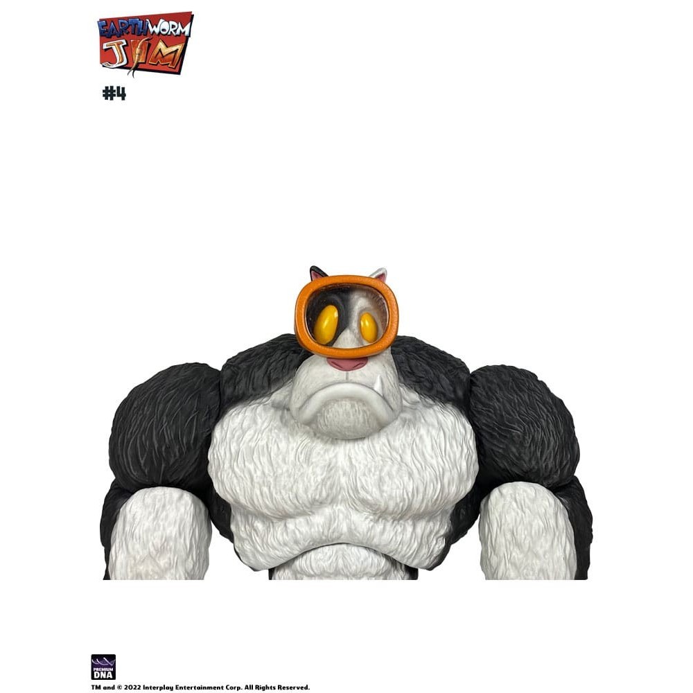 PREMIUM DNA TOYS EARTHWORM JIM BOB THE KILLER GOLDFISH AND FOUR WAVE 1 ACTION FIGURE