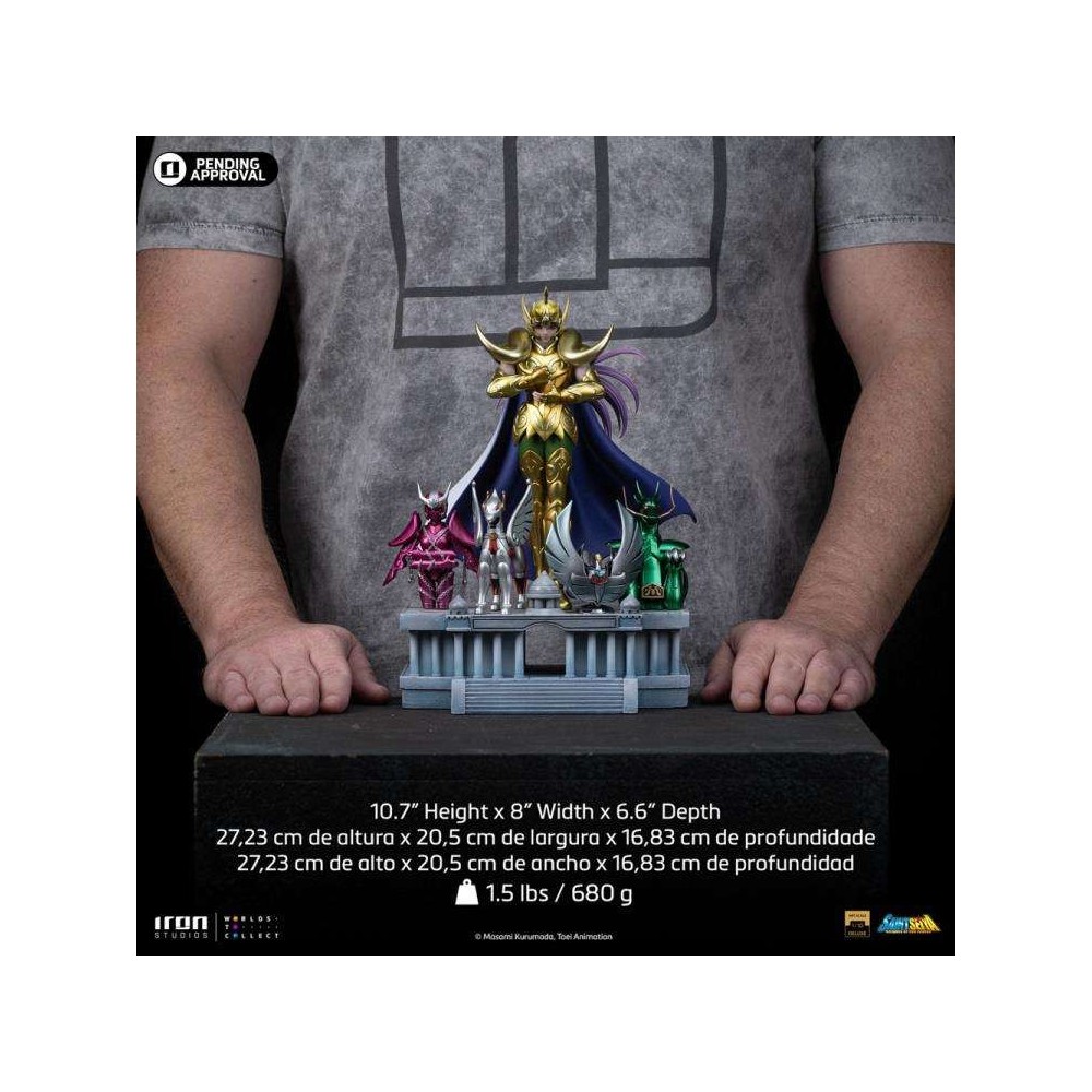 SAINT SEIYA ARIES MU ART SCALE DELUXE 1/10 STATUA FIGURE IRON STUDIOS