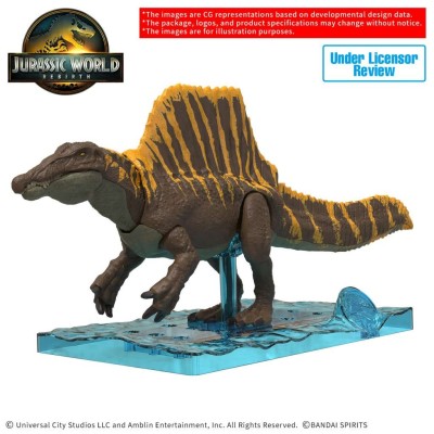 BANDAI PLANNOSAURUS JURASSIC WORLD REBIRTH SPINOSAURUS PVC MODEL KIT
