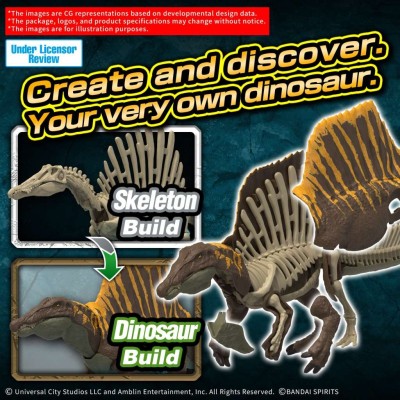 PLANNOSAURUS JURASSIC WORLD REBIRTH SPINOSAURUS MODEL KIT ACTION FIGURE BANDAI