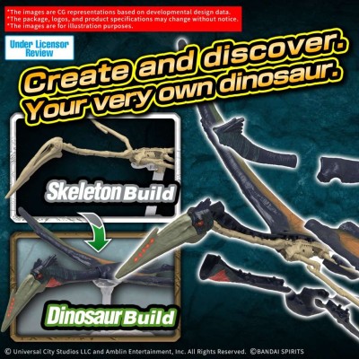 BANDAI PLANNOSAURUS JURASSIC WORLD REBIRTH QUETZALCOATLUS PVC MODEL KIT