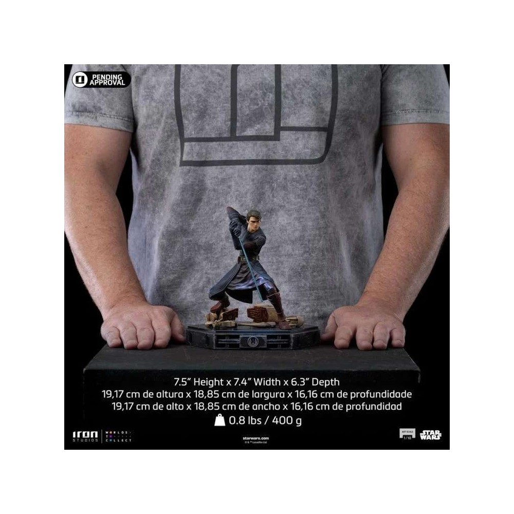 IRON STUDIOS STAR WARS THE CLONE WARS ANAKIN SKYWALKER ART SCALE 1/10 STATUE RESIN FIGURE