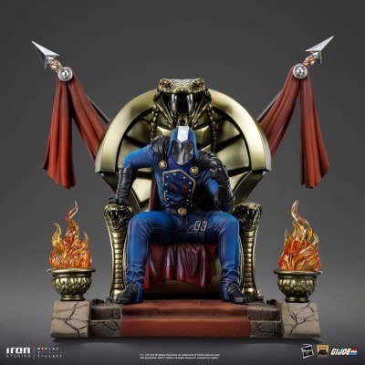 IRON STUDIOS G.I. JOE COBRA COMMANDER ART SCALE 1/10 RESIN STATUE FIGURE