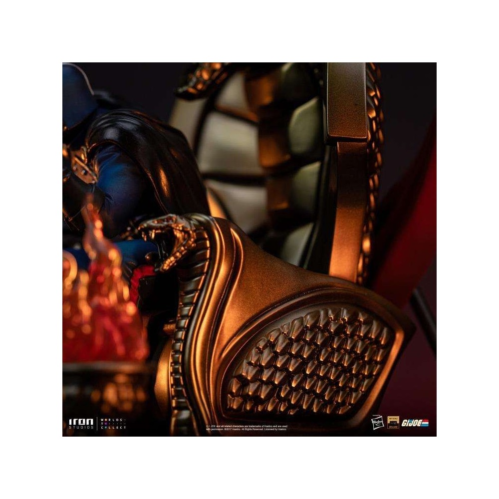 G.I. JOE COBRA COMMANDER ART SCALE 1/10 STATUA FIGURE IRON STUDIOS